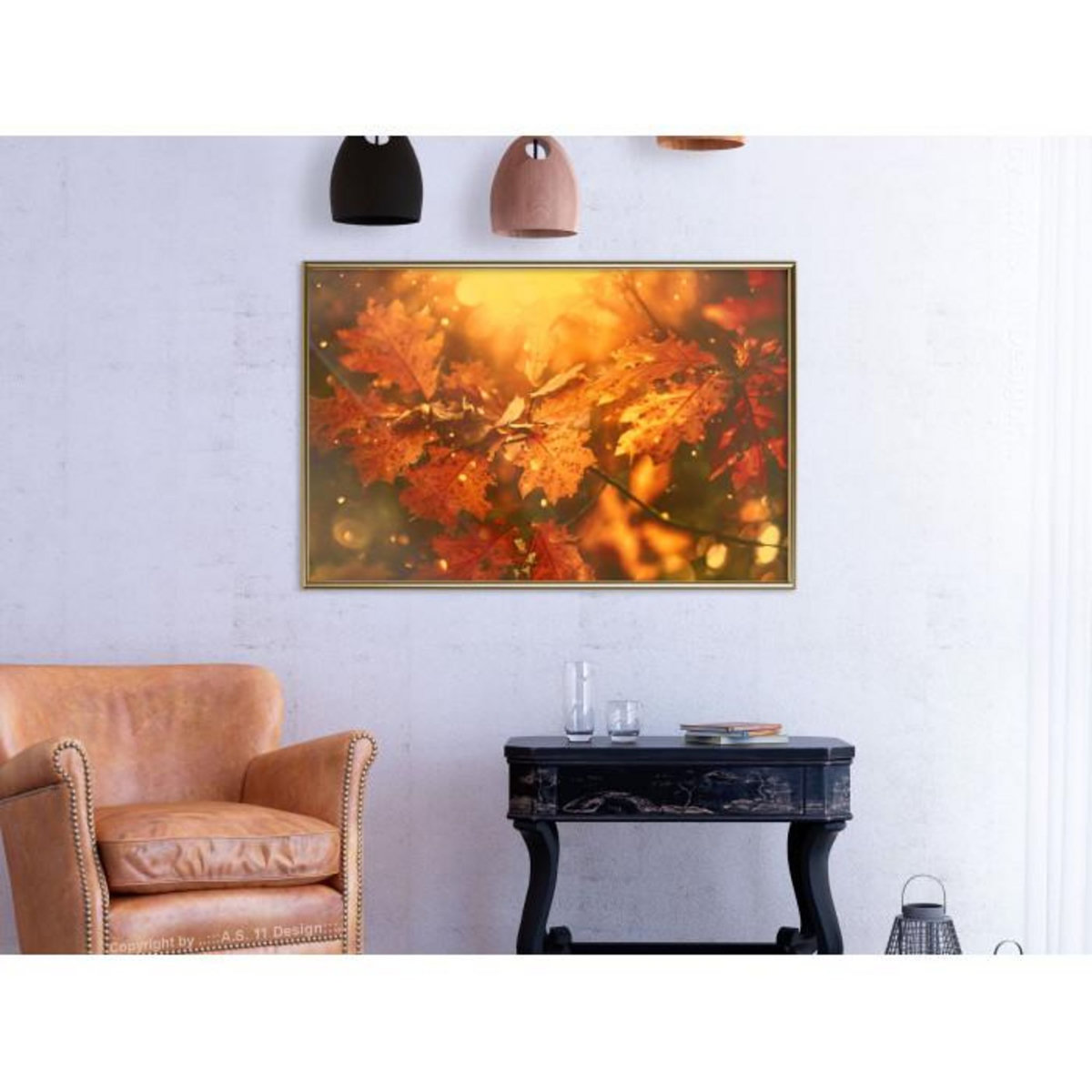 Paris Prix Affiche Murale Encadrée  Golden Autumn