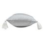 Voir la diapositive 2 : Paris Prix Coussin Déco à Pompons  Iliade  30x50cm Gris