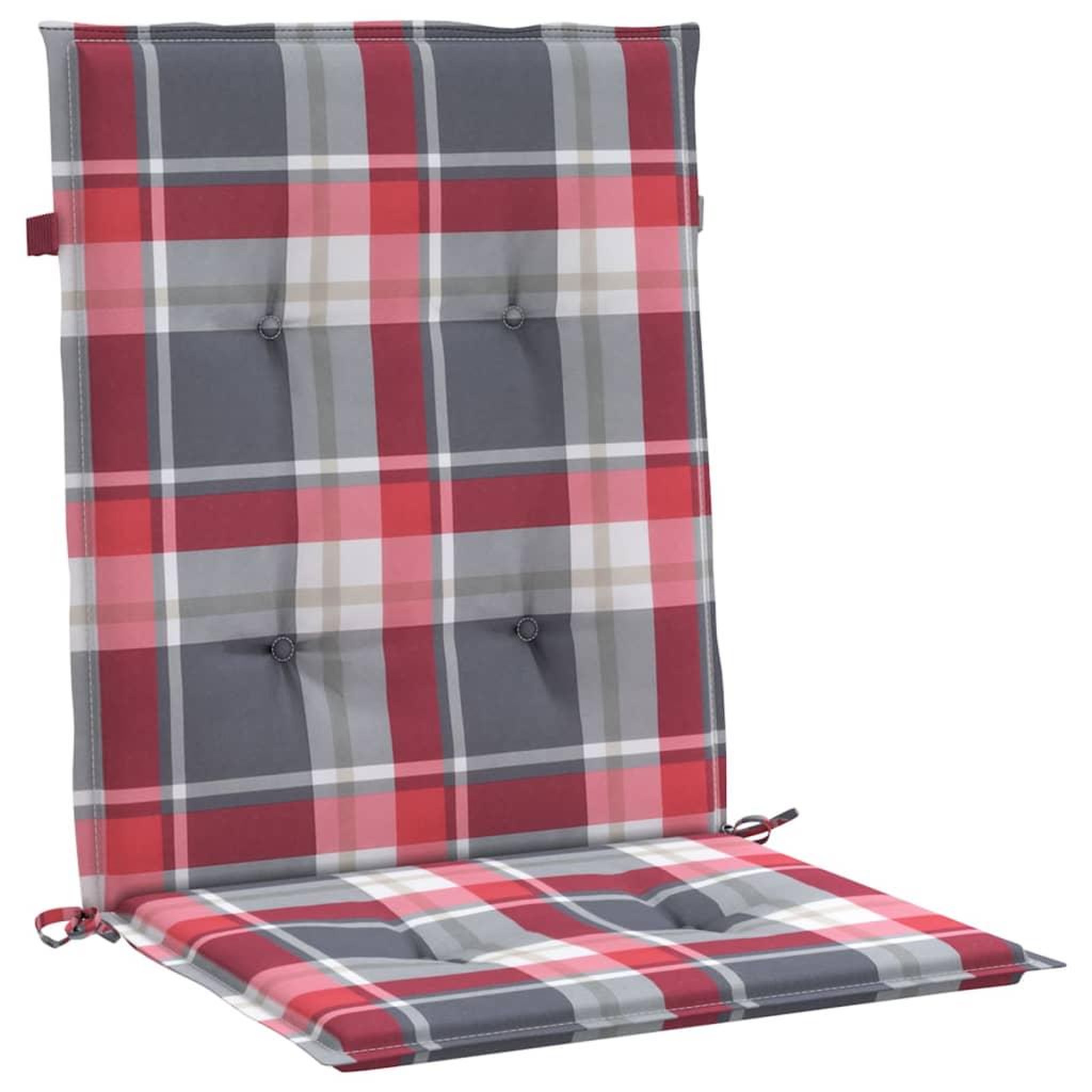 Voir la diapositive 5 : VIDAXL Coussins de chaise de jardin a dossier bas lot de 4