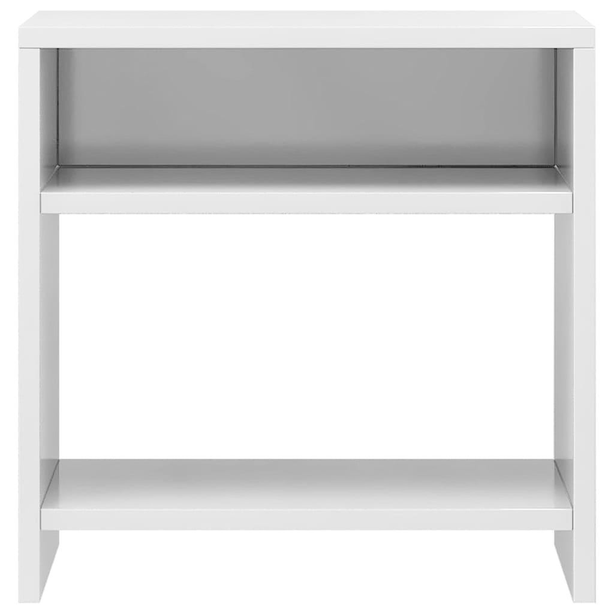 Voir la diapositive 4 : VIDAXL Table de chevet Blanc brillant 40x30x40 cm bois d'ingenierie