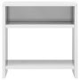 Voir la diapositive 4 : VIDAXL Table de chevet Blanc brillant 40x30x40 cm bois d'ingenierie