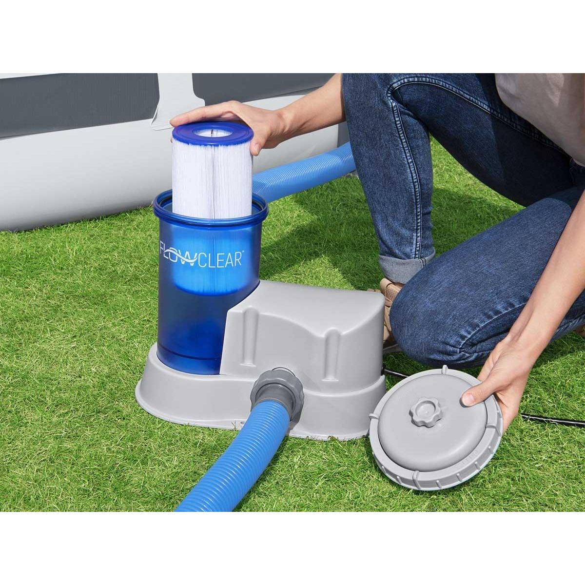 BESTWAY Épurateur à cartouche FlowClear 5,678 m³/h - Bestway