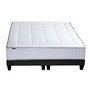 Voir la diapositive 5 : IDLITERIE Ensemble matelas Ressorts 7 zones H28cm + sommier PALACIO FABRICATION FRANCAISE