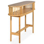 Voir la diapositive 5 : Paris Prix Console Design en Bambou  Giovanni  100cm Naturel