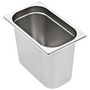 Voir la diapositive 4 : VIDAXL Récipients Gastronorm 4 pcs GN 1 4 200 mm Acier inoxydable