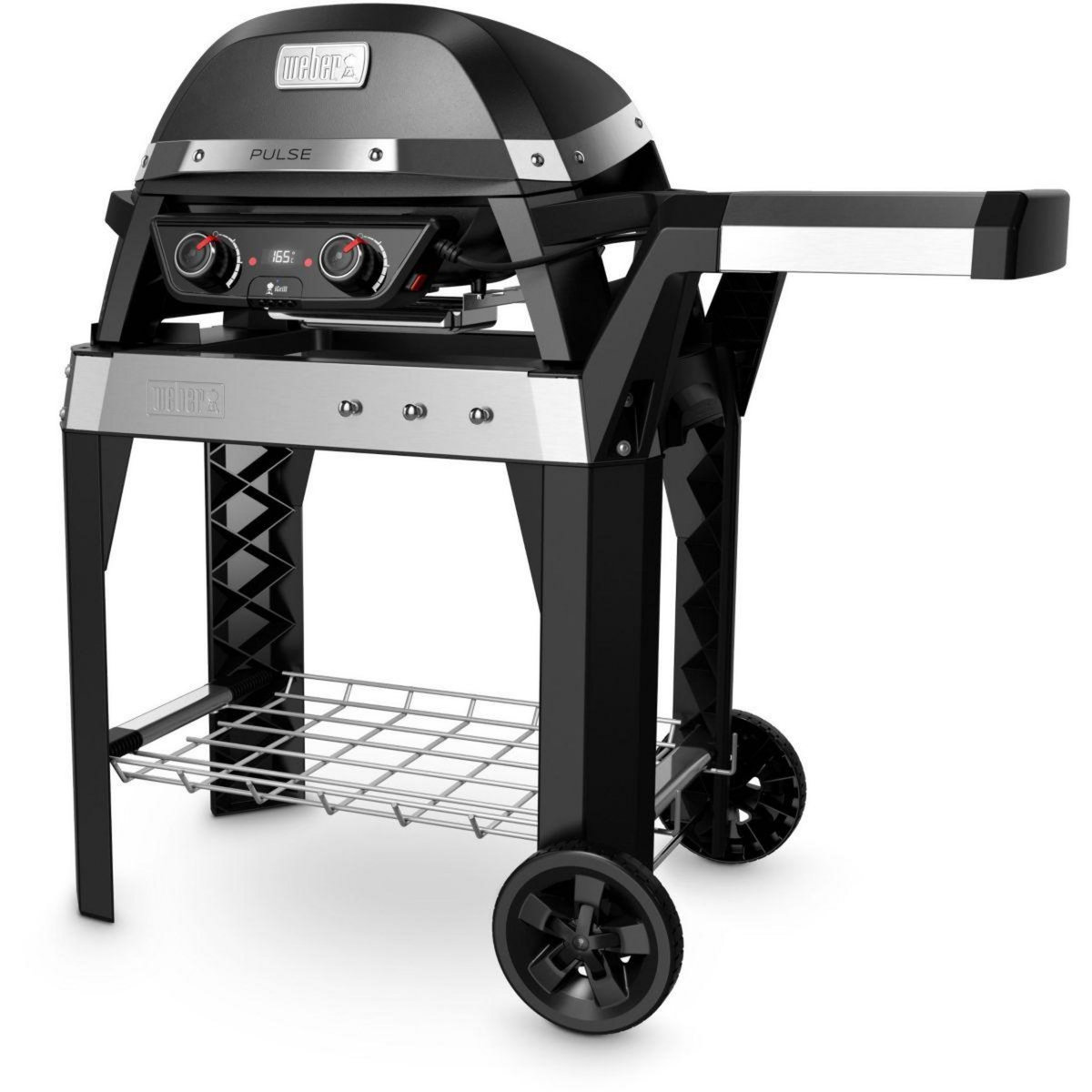 Weber Barbecue électrique Pulse  2000 black sur chariot, 49 x39 cm