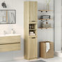 Voir la diapositive 1 : VIDAXL Armoire salle de bain chene sonoma 32x34x188,5 cm