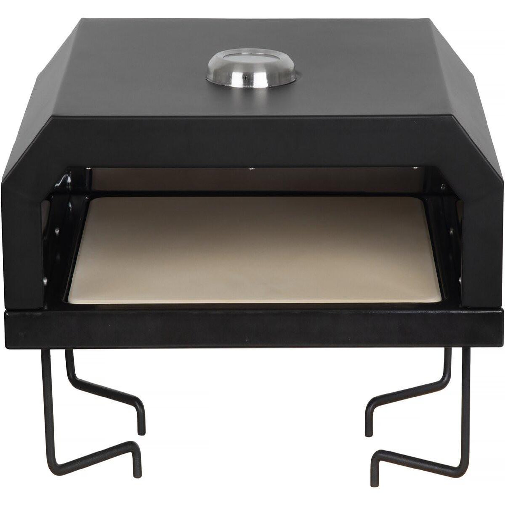 Habitat et Jardin Four à pizza pour barbecue  pizzello  - 40 x 35 x 28 cm - noir