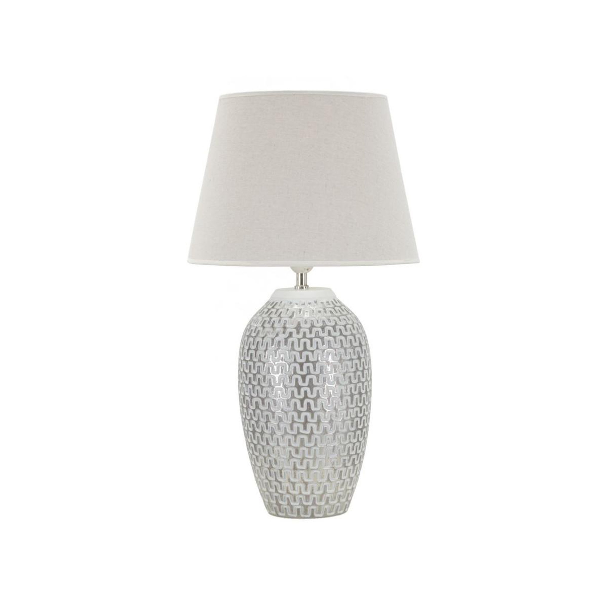 Paris Prix Lampe à poser en résine  wave  65cm blanc