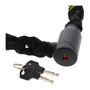 Voir la diapositive 6 : BURG WACHTER Antivol vélo chaîne - BURG WACHTER - 580 90 BLACK - Acier 6 mm - Textile haute résistance - 2 clés