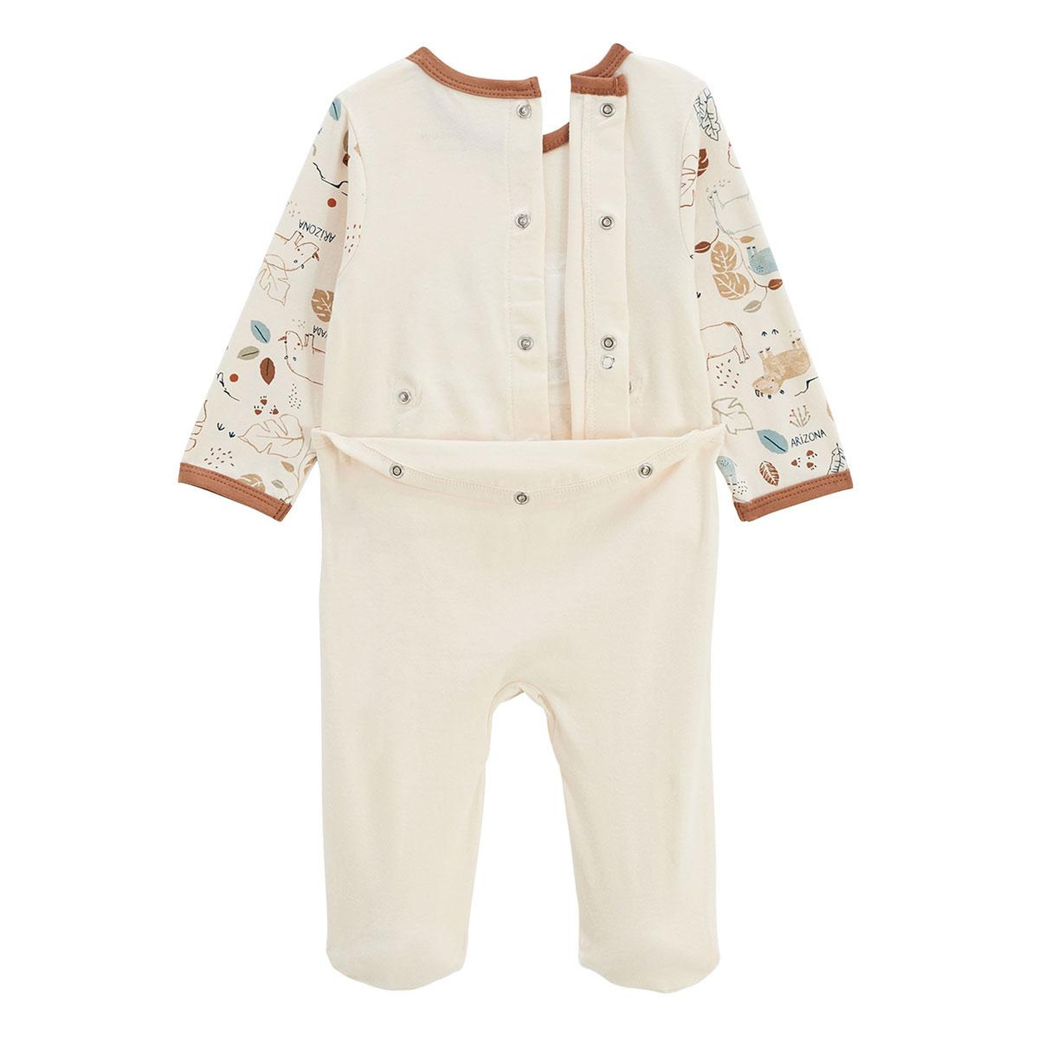 Voir la diapositive 4 : PETIT BEGUIN Lot de 2 pyjamas bébé kansas city