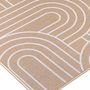 Voir la diapositive 2 : Paris Prix Tapis Déco Imprimé  Modul  45x75cm Naturel & Blanc