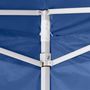 Voir la diapositive 3 : VIDAXL Tente de reception pliable avec 2 parois 2x2 m Acier Bleu