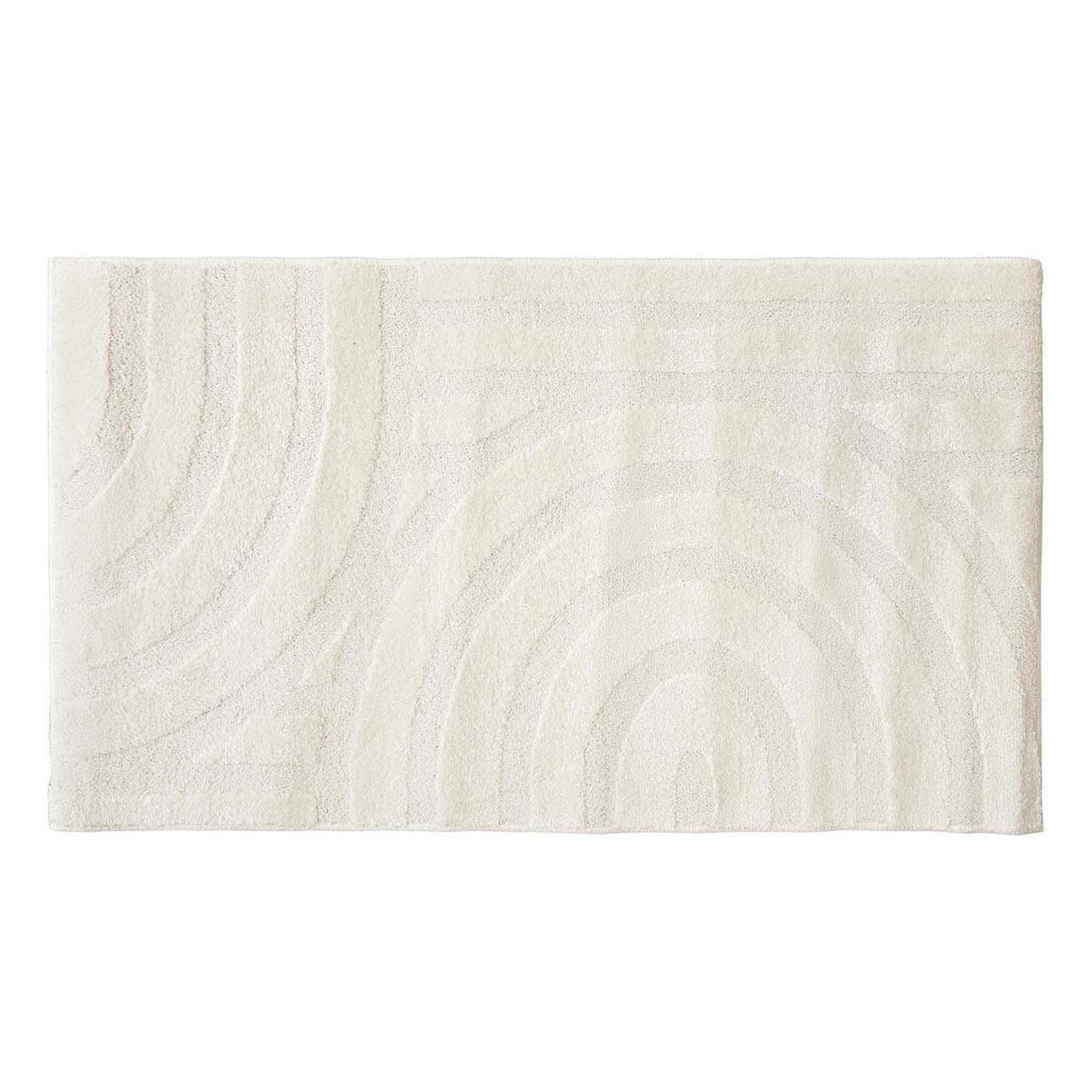 Douceur d'Intérieur Tapis déco en relief  maximus  60x110cm naturel