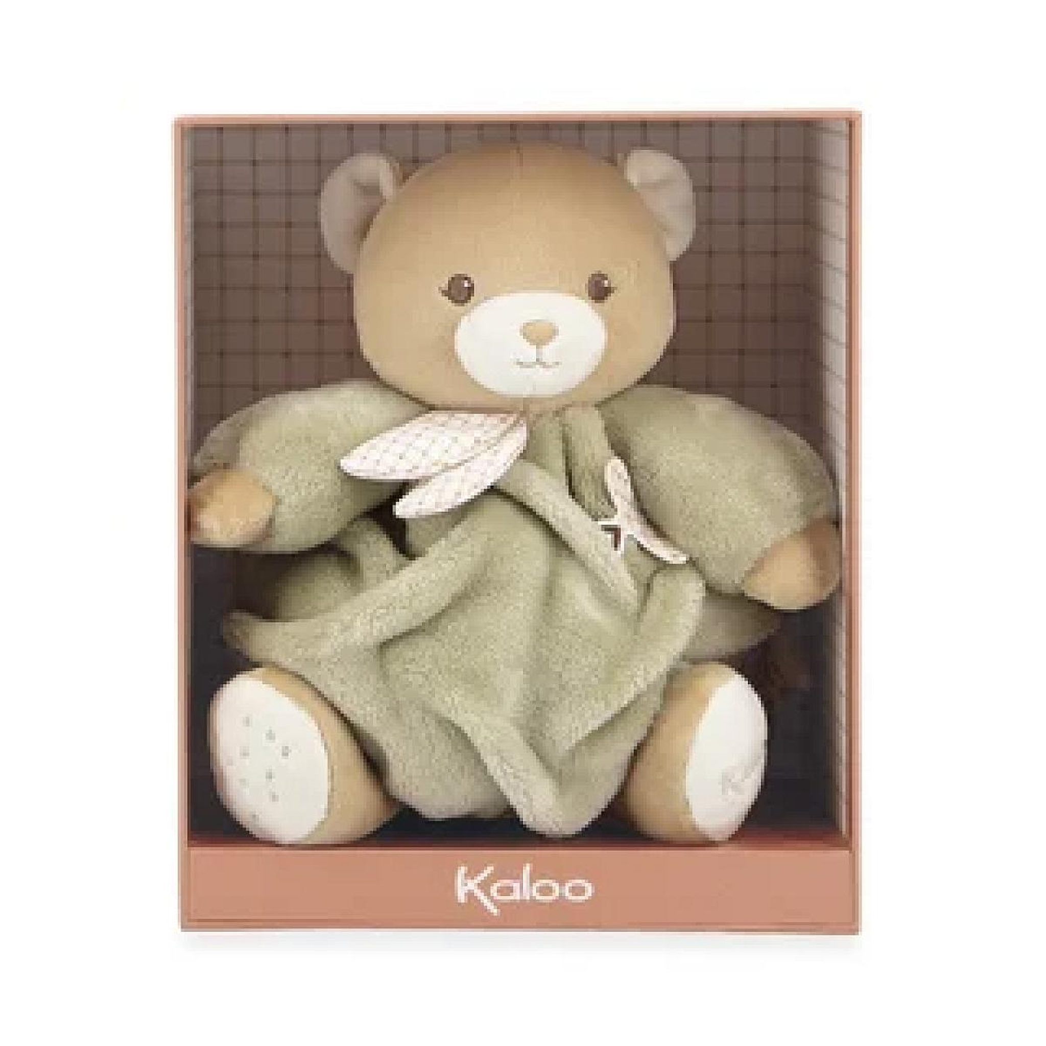 Voir la diapositive 2 : Kaloo Patapouf Doudou  Ours Vert 17cm