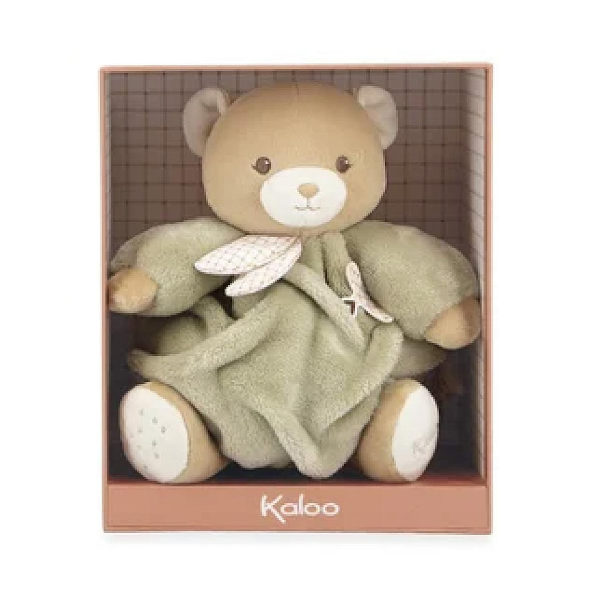 Kaloo Patapouf Doudou  Ours Vert 17cm