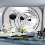 Paris Prix Papier Peint  Futuristic Tunnel. Coloris disponibles : Multicolore