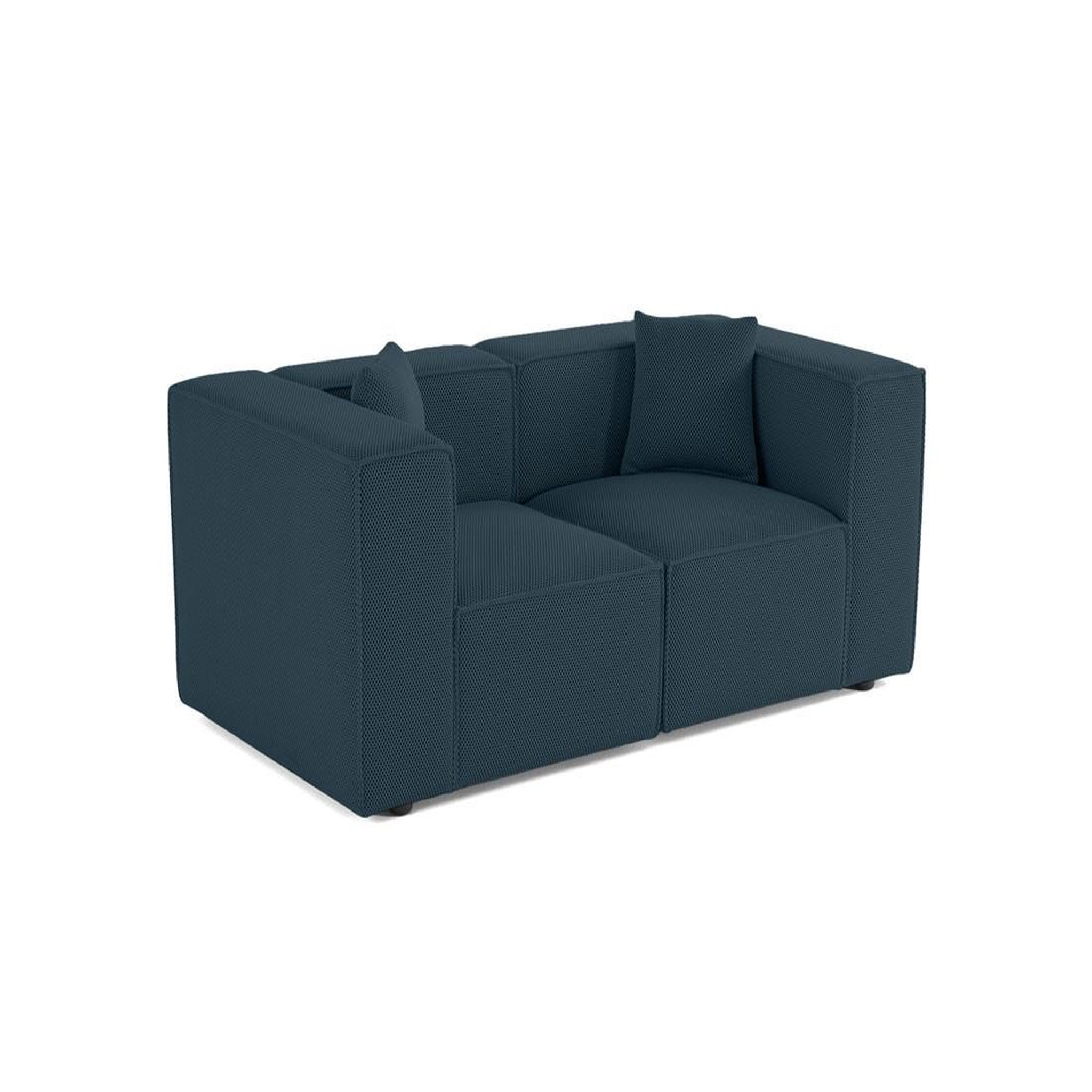 Voir la diapositive 3 : LISA DESIGN Arty - canapé modulable 2 places - en tissu mailles 3d