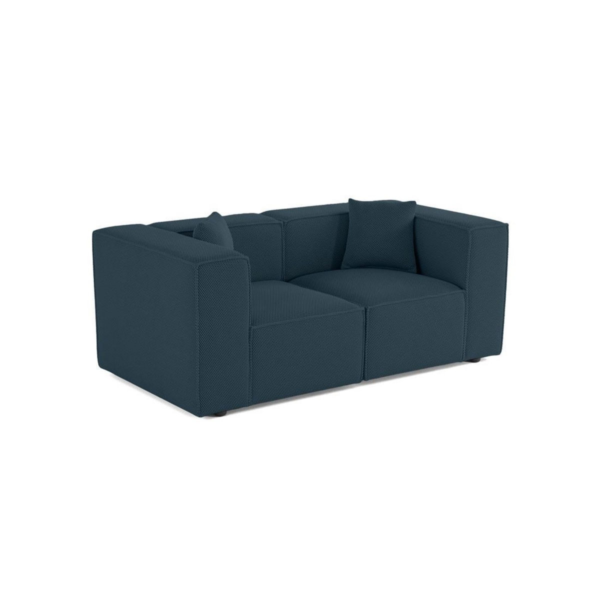 LISA DESIGN Arty - canapé modulable 2 places - en tissu mailles 3d