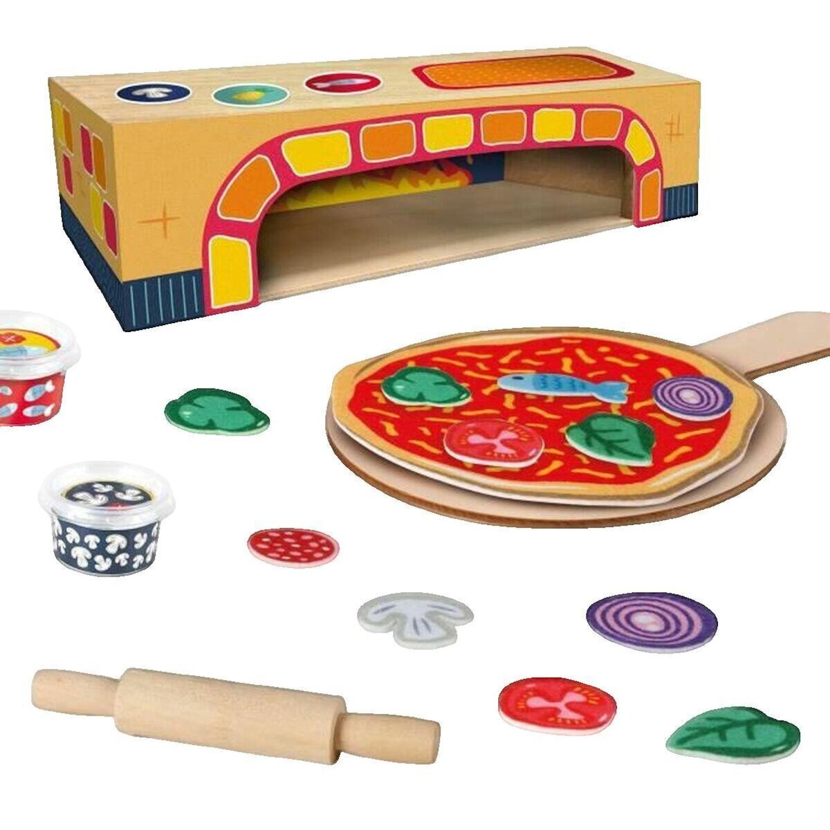 Kit de Jeu Four à Pizza SES Creative Multicolore