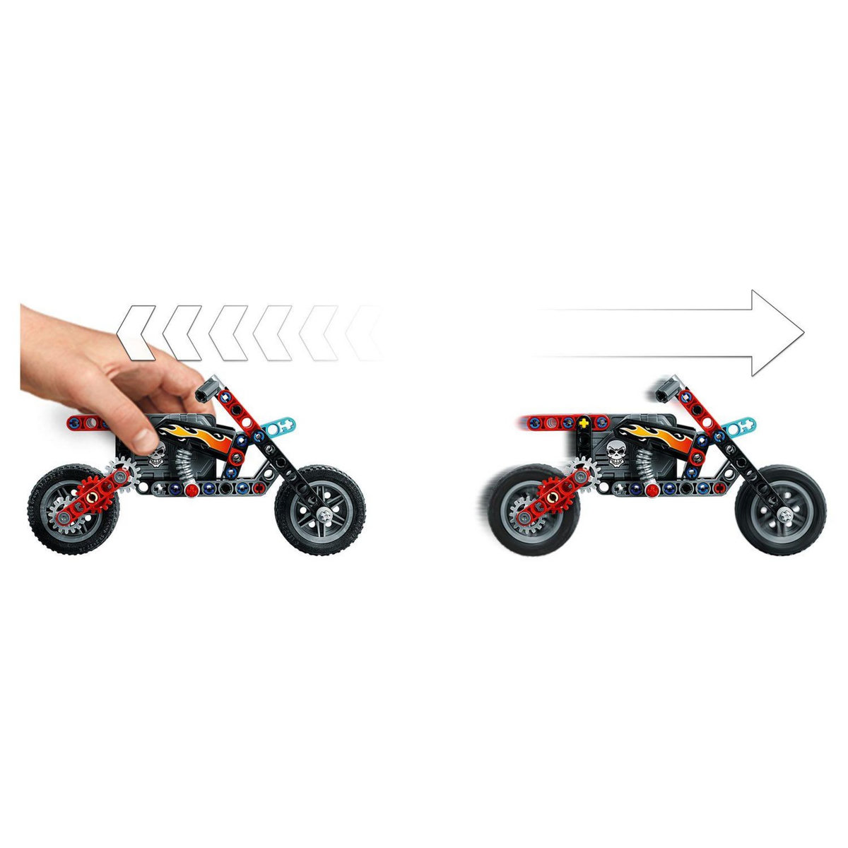 LEGO Technic 42106 - Le Spectacle de Cascades Camion et Moto