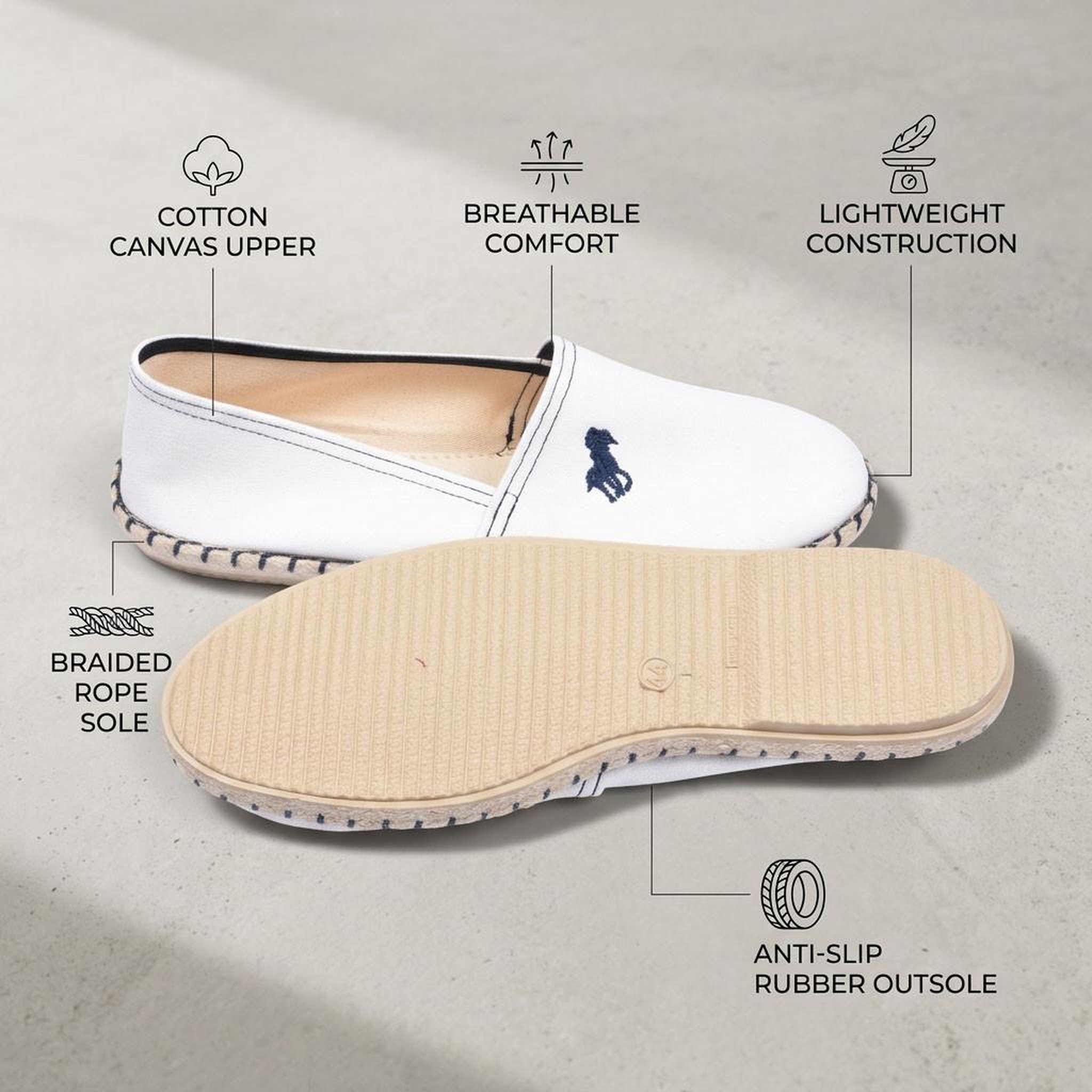 Voir la diapositive 4 : OZABI OZABI Espadrilles Homme Made in Espagne Toile Coton Été 39-45