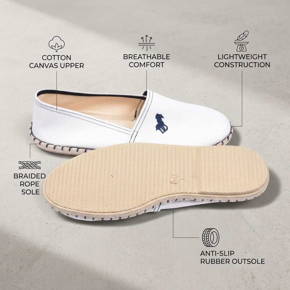 OZABI OZABI Espadrilles Homme Made in Espagne Toile Coton Été 39-45