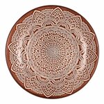 Paris Prix Lot de 6 Assiettes à Dessert  Sahara  19cm Terracotta
