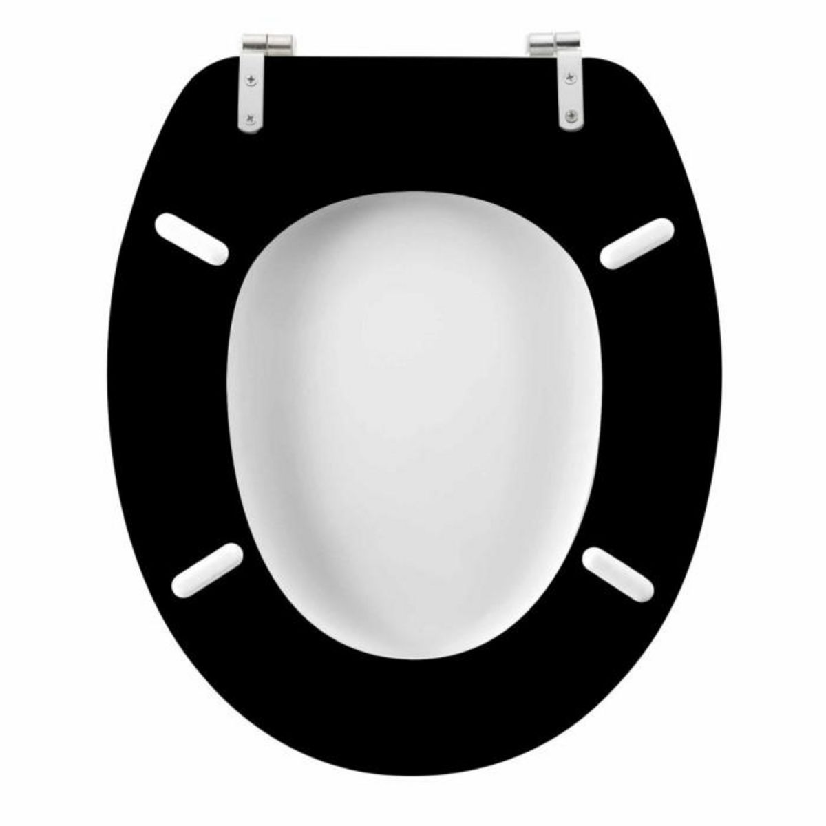 Paris Prix Abattant WC Imprimé Feuille  Orbella  45cm Noir