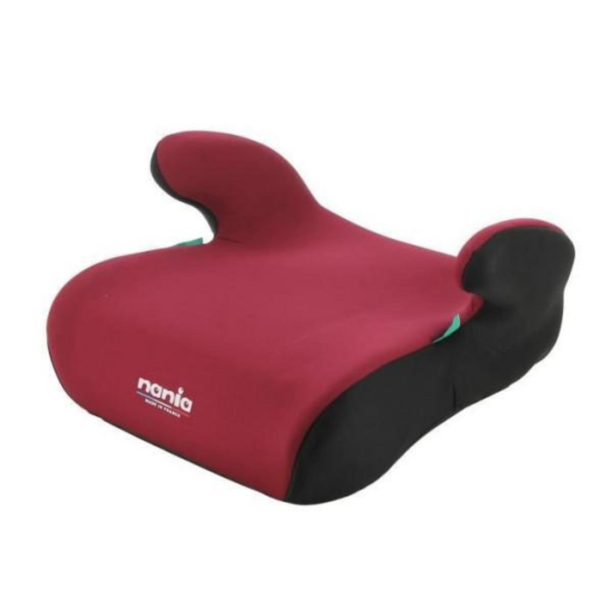 NANIA Siege Auto NANIA Rehausseur ceinturé ALPHA, groupe 3, de 8 a 12 ans, 25-36 kg, 125-150 cm, R129 - Avec accoudoirs - Rouge