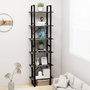 Voir la diapositive 4 : VIDAXL Etagere de rangement Gris 60x30x210 cm Bois d'ingenierie