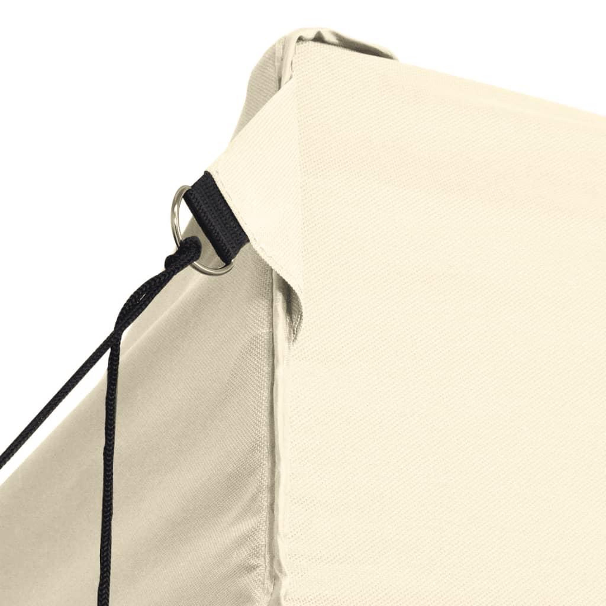 Voir la diapositive 5 : VIDAXL Tente de reception pliable avec 4 parois 3x4 m Acier Creme