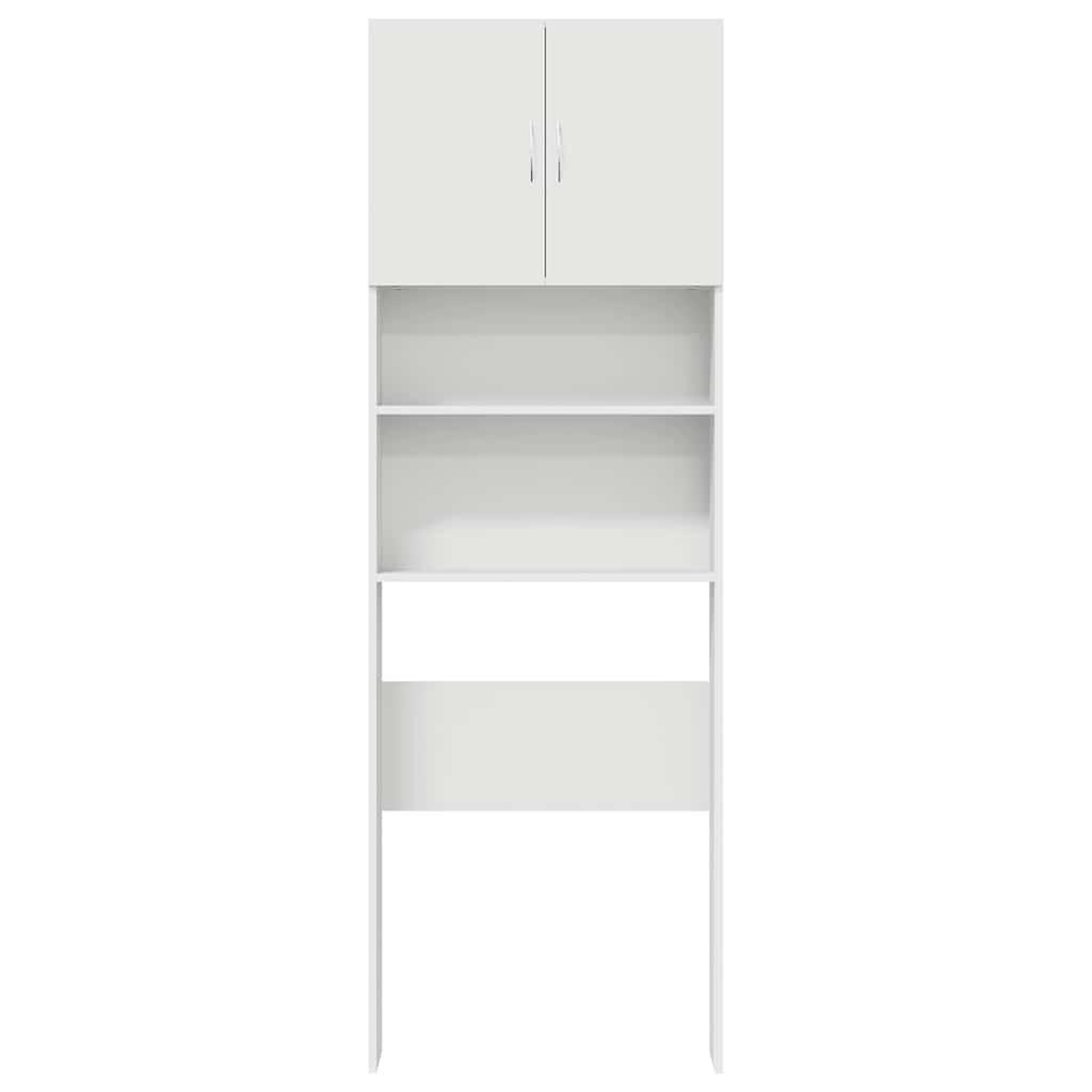 Voir la diapositive 5 : VIDAXL Meuble de machine a laver blanc bois d'ingenierie