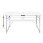 Voir la diapositive 3 : VIDAXL Ensemble de table pliable de camping et 4 tabourets 120x60 cm