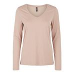 Pieces T  hirt  Femme Pieces Pckamala. Coloris disponibles : Rose