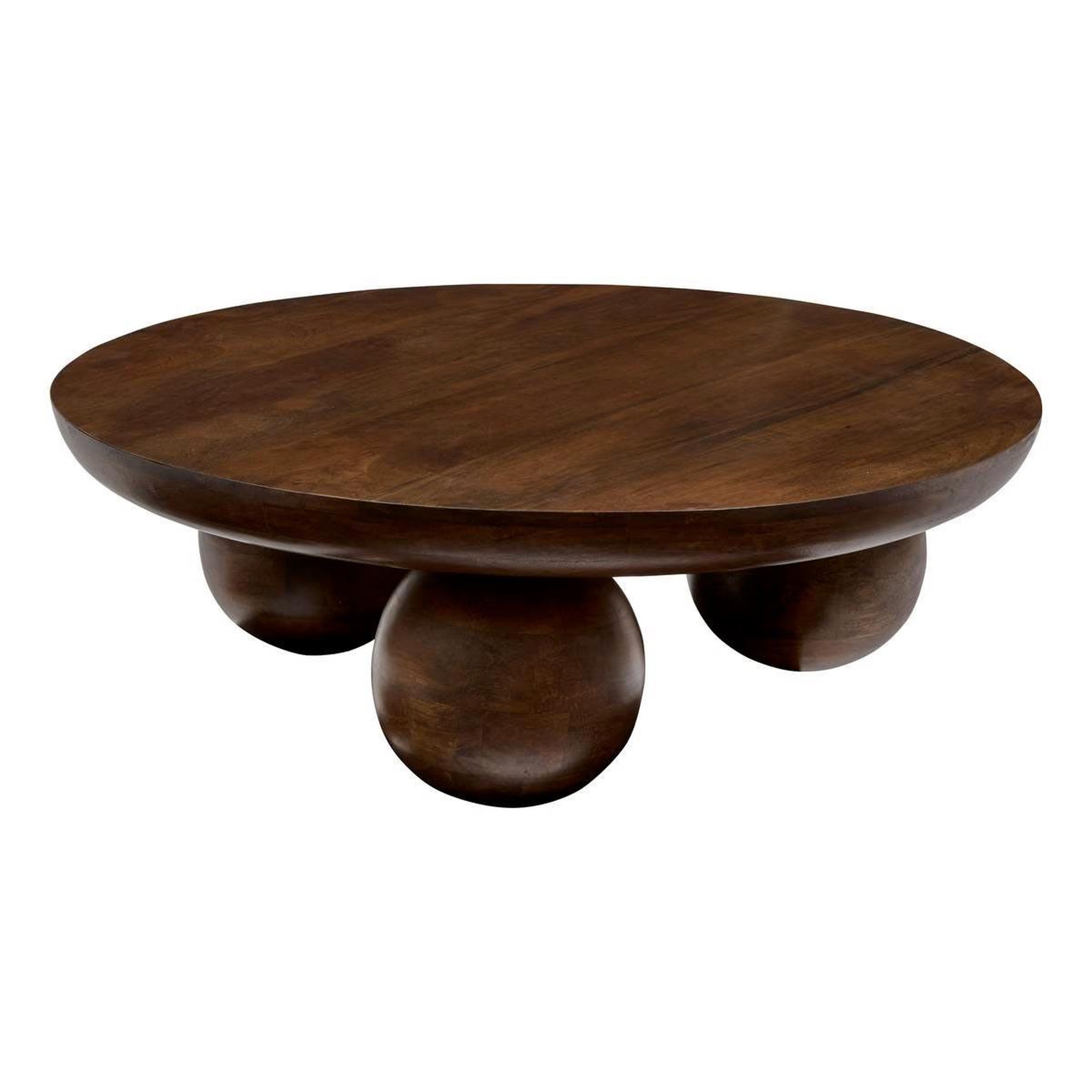 ATMOSPHERA Table basse design  abekas  90cm marron