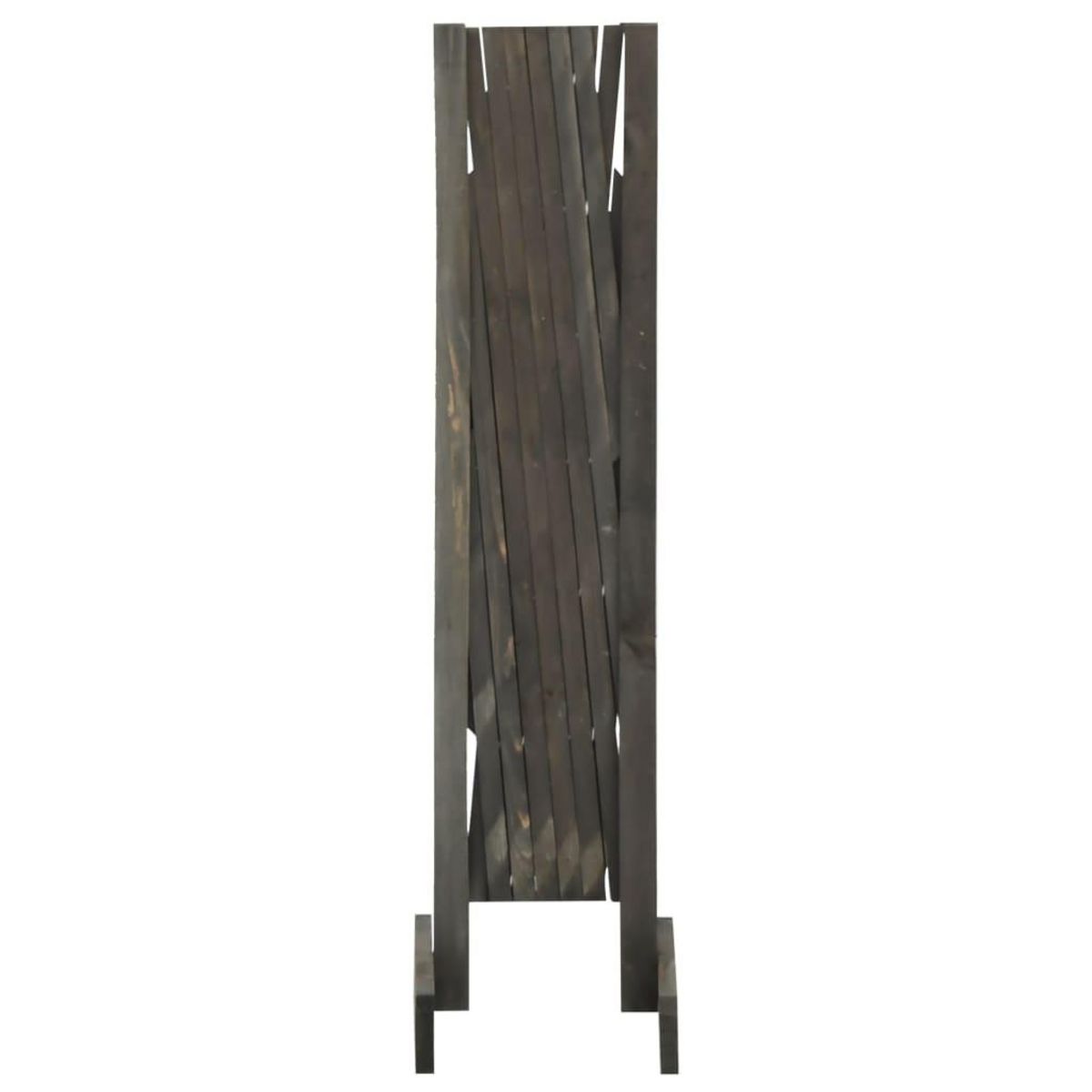 VIDAXL Cloture en treillis de jardin Gris 120x90 cm Bois de sapin