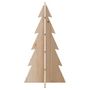 Voir la diapositive 4 : VIDAXL Arbre de Noël en bois pour decoration 59,5cm bois massif de pin