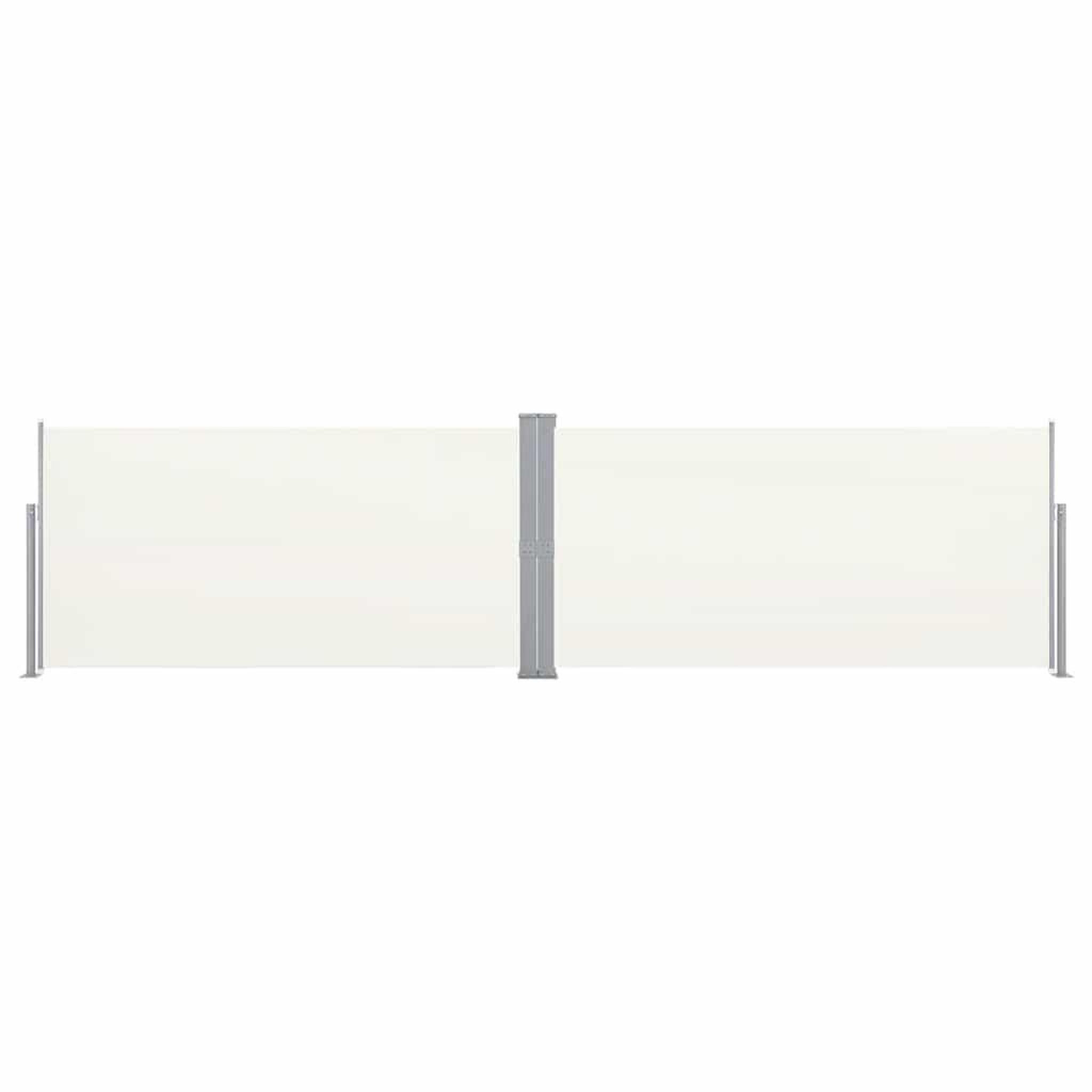 Voir la diapositive 2 : VIDAXL Auvent lateral retractable 160x600 cm creme