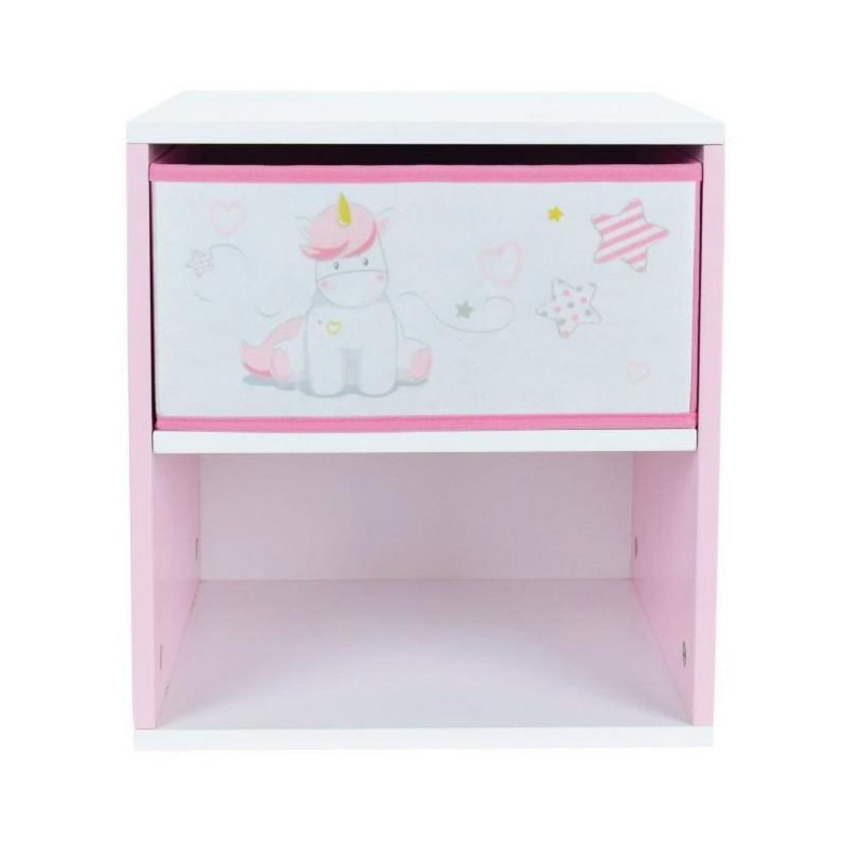 Fun House CIJEP Table de chevet enfant Licorne