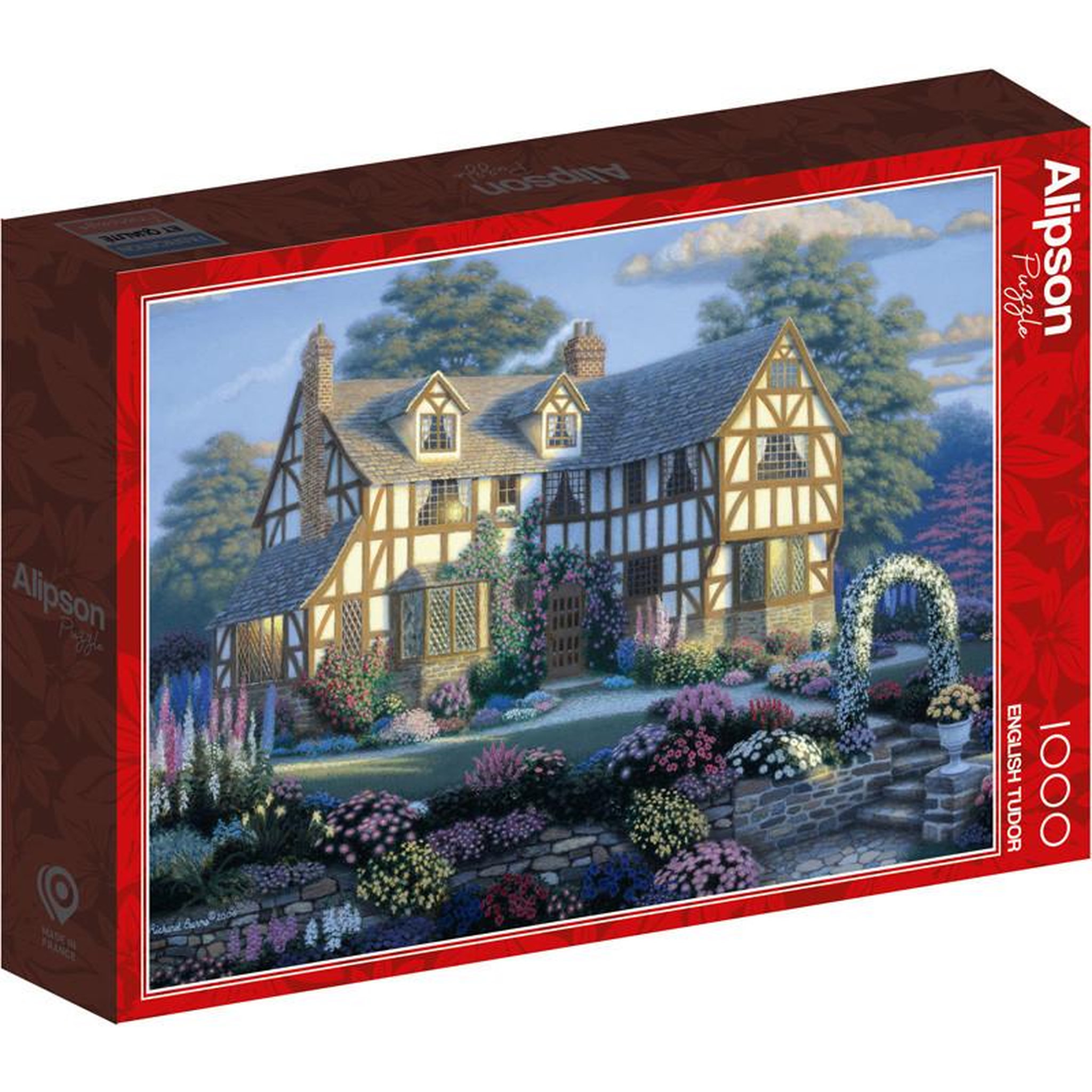 ALIZE Puzzle 1000 pièces Château médiéval – Paysage historique – Alizé