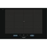 Whirlpool Table de cuisson induction 77cm 8 feux 7400w noir - smp778cneixl