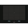Voir la diapositive 1 : Whirlpool Table de cuisson induction 77cm 8 feux 7400w noir - smp778cneixl