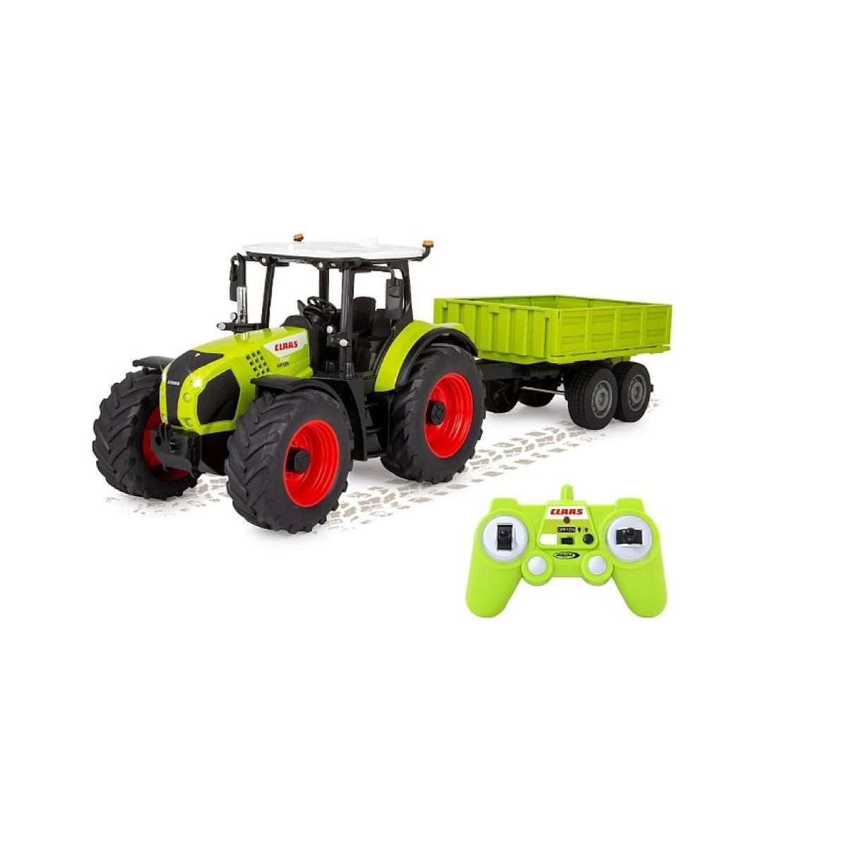 Jamara Voiture télécommandée Claas Arion 660 avec remorque basculante 1:24 2,4GHz
