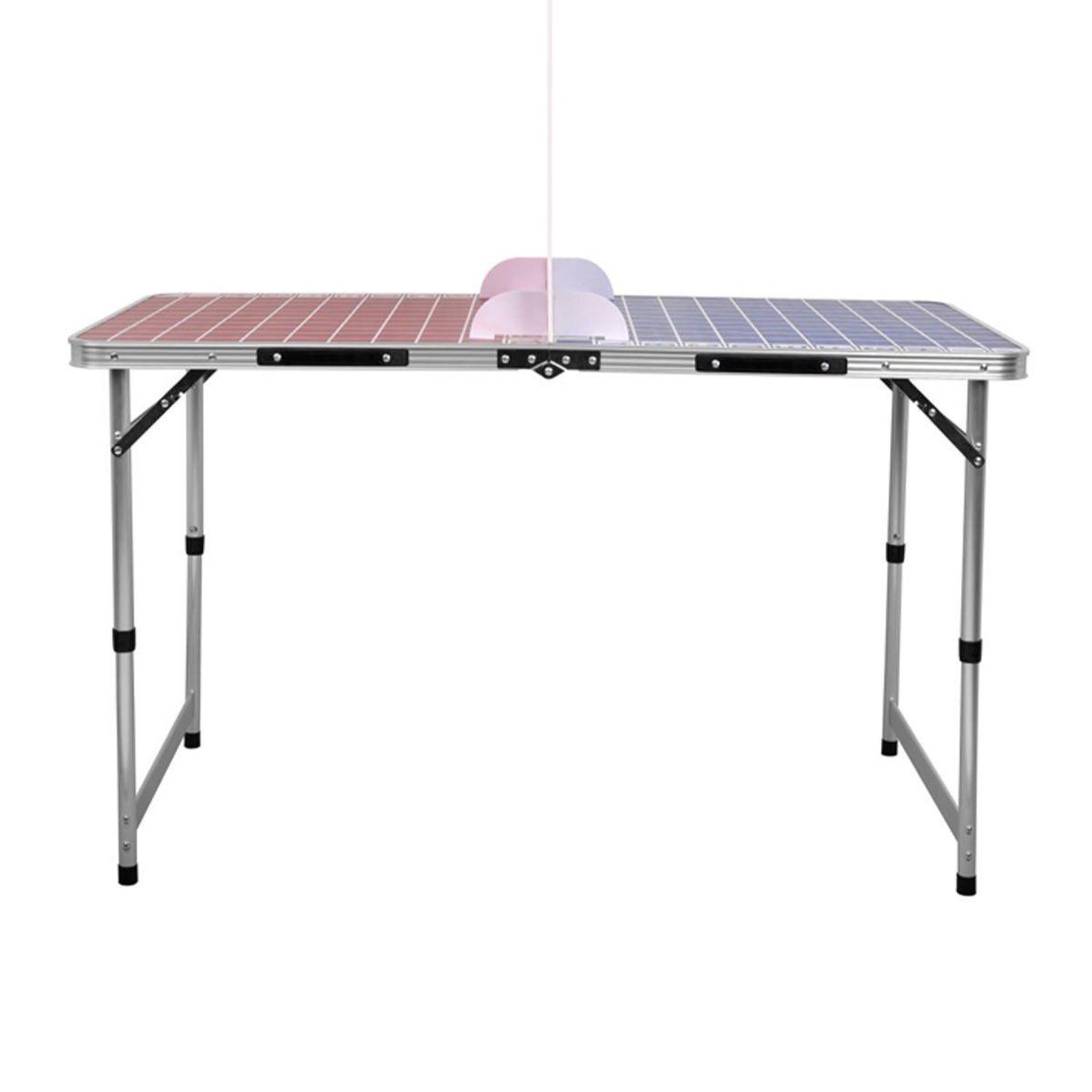 Voir la diapositive 2 : DE FAUGERES Table bataille navale  pliable  120cm bleu & rouge