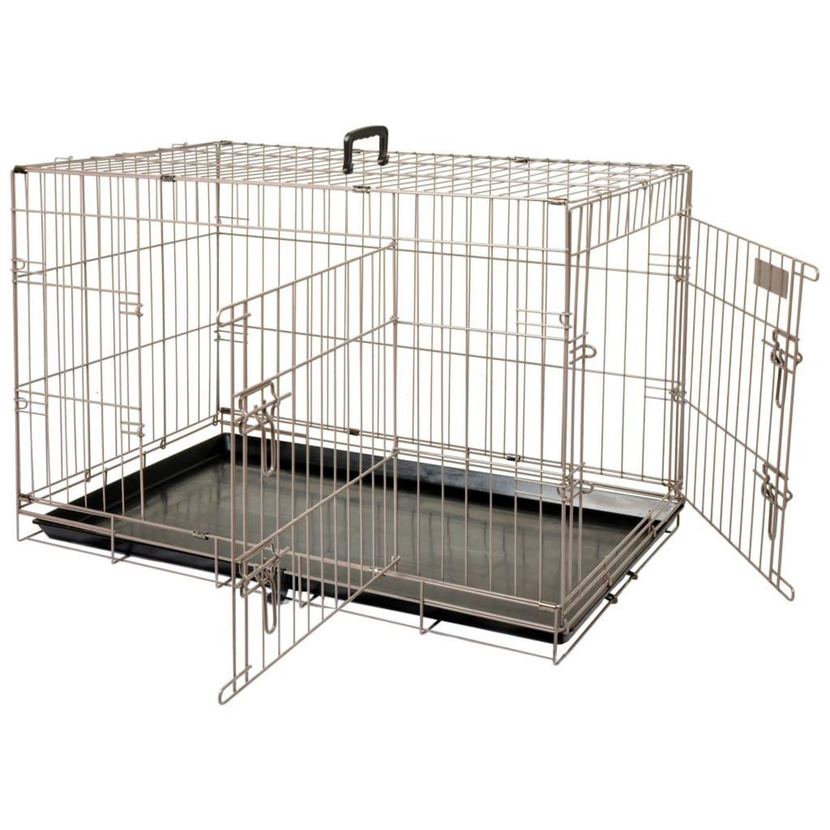 Flamingo FLAMINGO Cage pour animaux Ebo Marron metallise 77 x 47 x 55 cm 517581