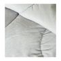 Voir la diapositive 3 : ABEIL ABEIL Couette temperee BICOLORE 140x200cm - Blanc + Gris chine