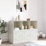 Voir la diapositive 3 : VIDAXL Buffet blanc 99x39x73 cm acier