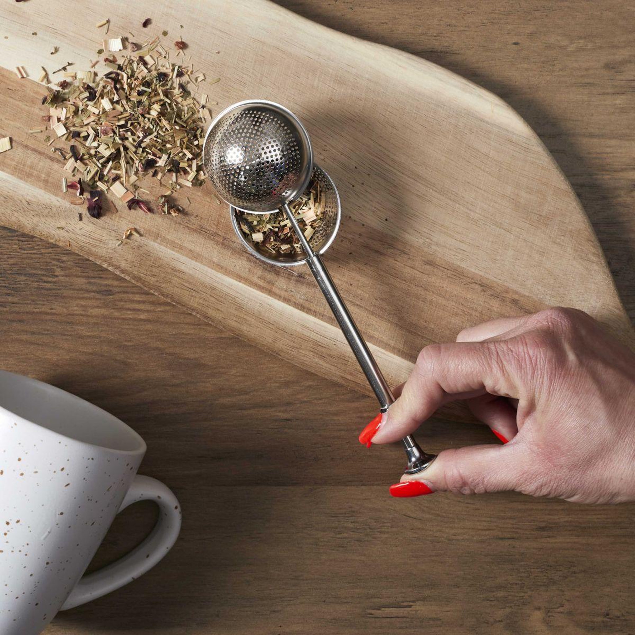 Voir la diapositive 4 : COOK CONCEPT Boule à thé BOULE A THE A PISTON