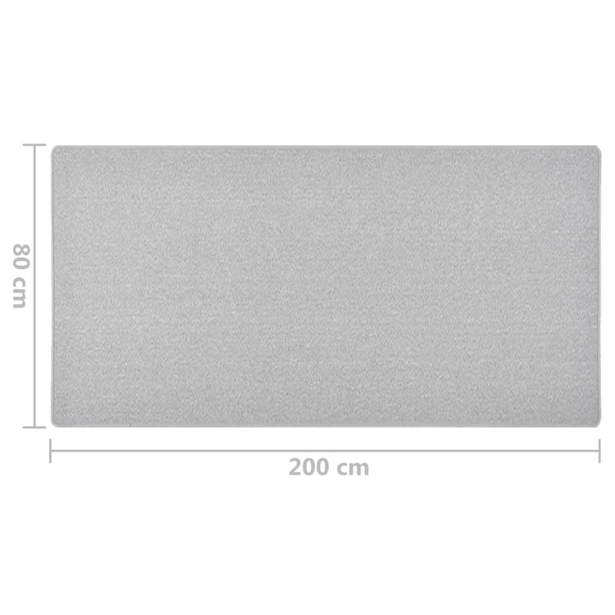 Voir la diapositive 6 : VIDAXL Tapis de couloir Gris clair 80x200 cm